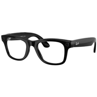 Ray-Ban Meta Wayfarer Akıllı Gözlük Shiny Black / Transitions Graph. Green S50