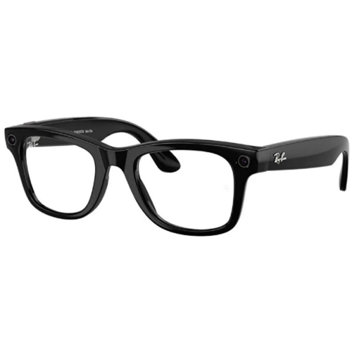 Ray-Ban Meta Wayfarer Akıllı Gözlük Shiny Black / Transitions Graph. Green S50