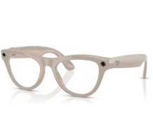 ( Teşhir ) Ray-Ban Meta Skyler RW4010 6700MF Akıllı Gözlük Chalky Grey / Transitions Sapphire S52