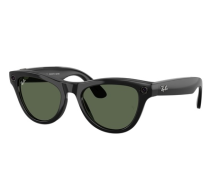( Teşhir ) Ray-Ban Meta Skyler Gen 1 RW4010 601/71 S52 Akıllı Gözlük Siyah / G-15 Yeşil Cam