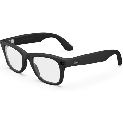 Ray-Ban Meta (Gen 2), Wayfarer ( L ), Smart AI Glasses for Men, Women — 2x Battery Life — 3K Ultra HD Resolution — 12 MP Ultra-Wide Camera, Audio, Video — Clear Lenses — Wearable Technology