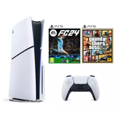 Sony Playstation 5 Slim CD Edition+EA FC24+GTA 5 İthalatçı Garantili