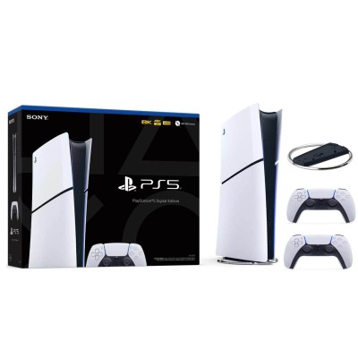 Sony Playstation 5 Slim Dijital + 2. DualSense Ps5 Kol + Stand (İthalatçı Garantili)