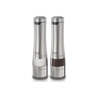 Russell Hobbs 23460-56 Classsics Tuz & Karabiber Öğütücü, 50GR x 2, Cilalanmış Paslanmaz Çelik, Gümüş