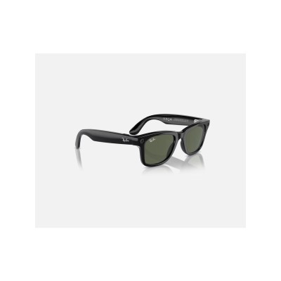 Meta Ray-Ban Wayfarer Akıllı Gözlük Parlak Siyah G15 Yeşil RW4006