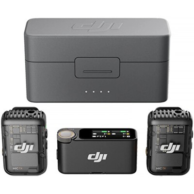 DJI Mic 2 Kablosuz İki Kişilik Yaka Mikrofonu